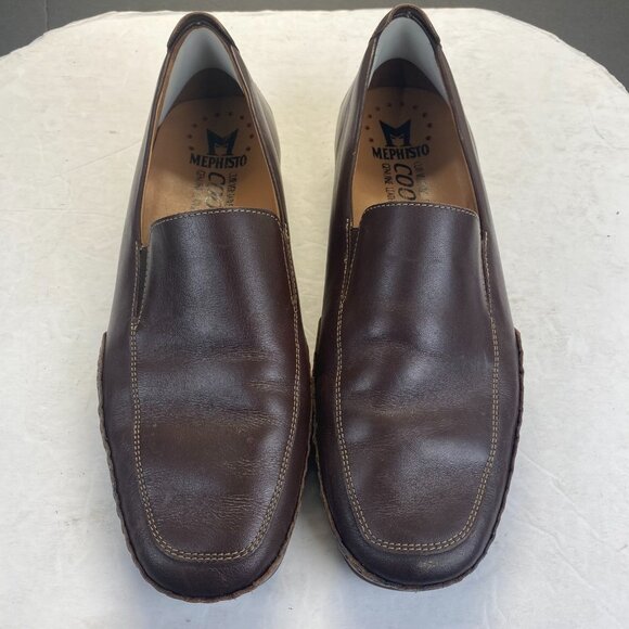 Mephisto Edlef Loafers Mens Size 10 Brown‎ Leather Slip-On Casual Driving Shoes main image 4